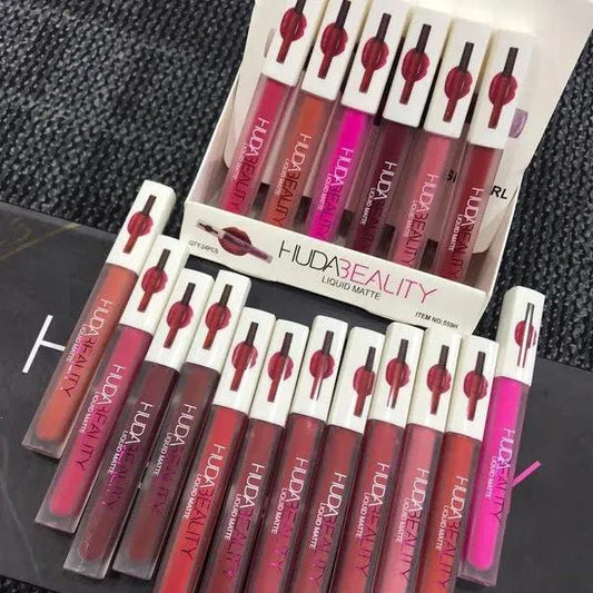 Matte Finish Lip Gloss, Pack Of 12