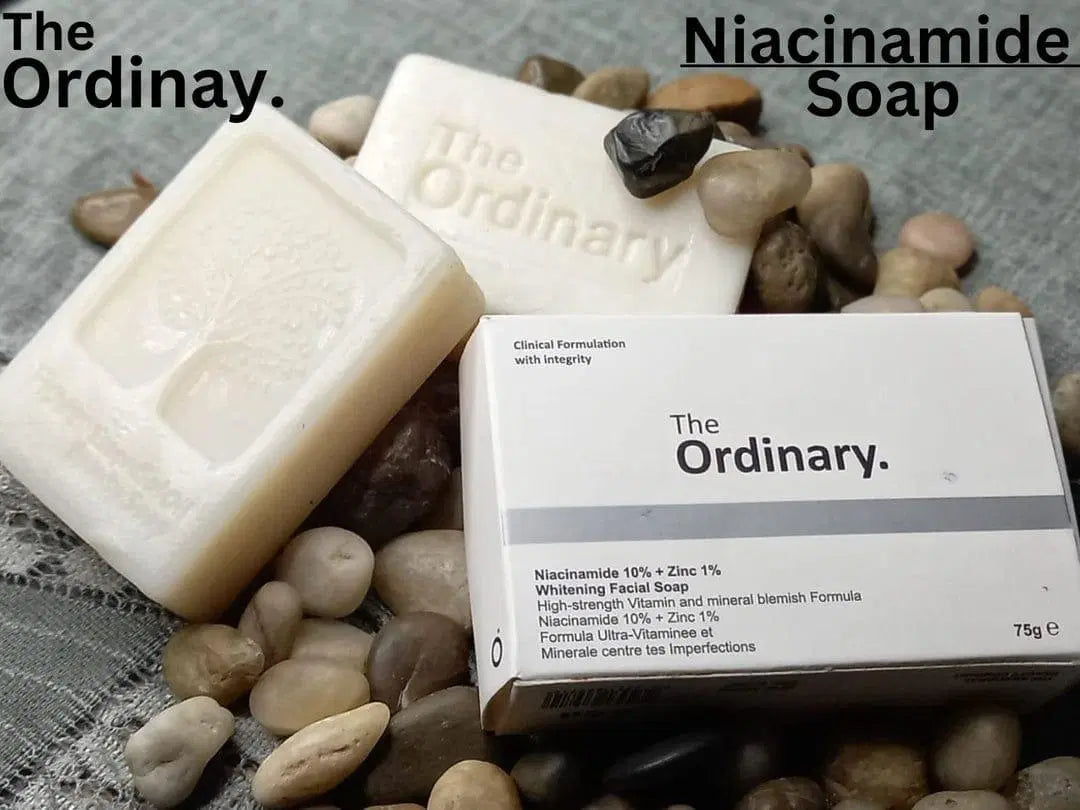 Revitalize Your Skin with 2 in 1 Skincare Bundle - Niacinamide Soap & Serum (2 Pcs)